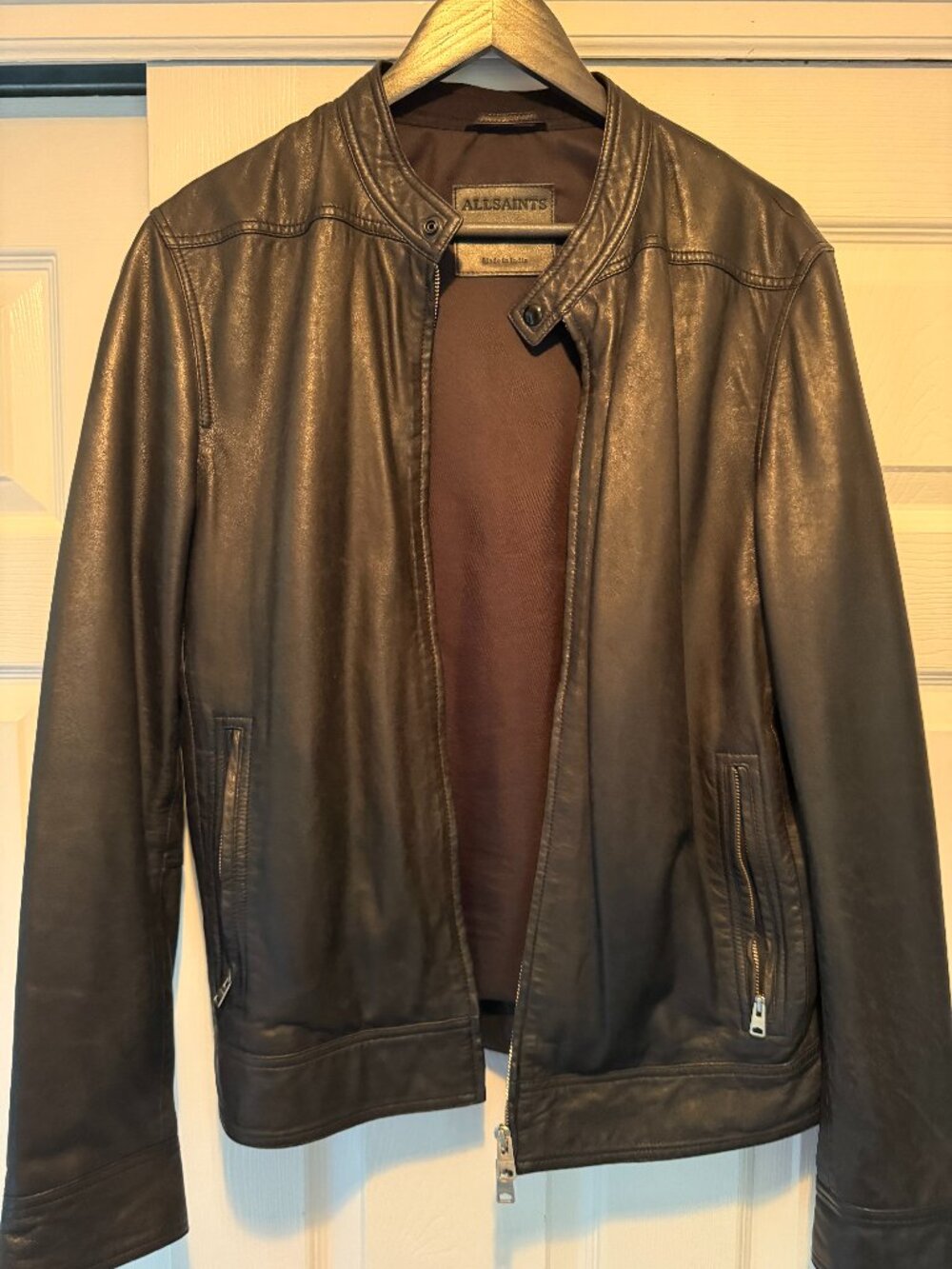 All Saints Colt Leather Jacket M